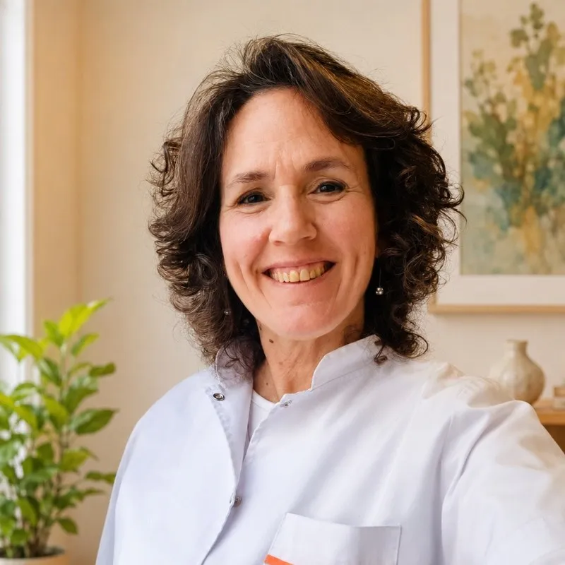 Retrato de Ivana García, médica gerontóloga · directora en Ámbar